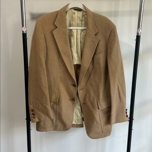 Tan Blazer with Button Details